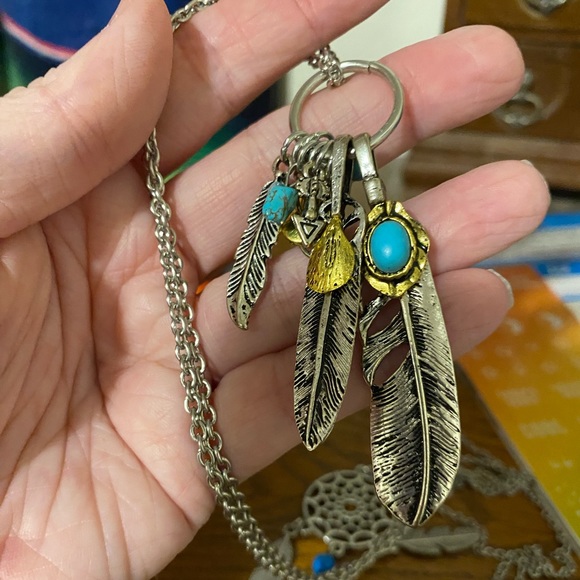 Two long silver necklaces. Selling both together for $10 - Picture 4 of 4